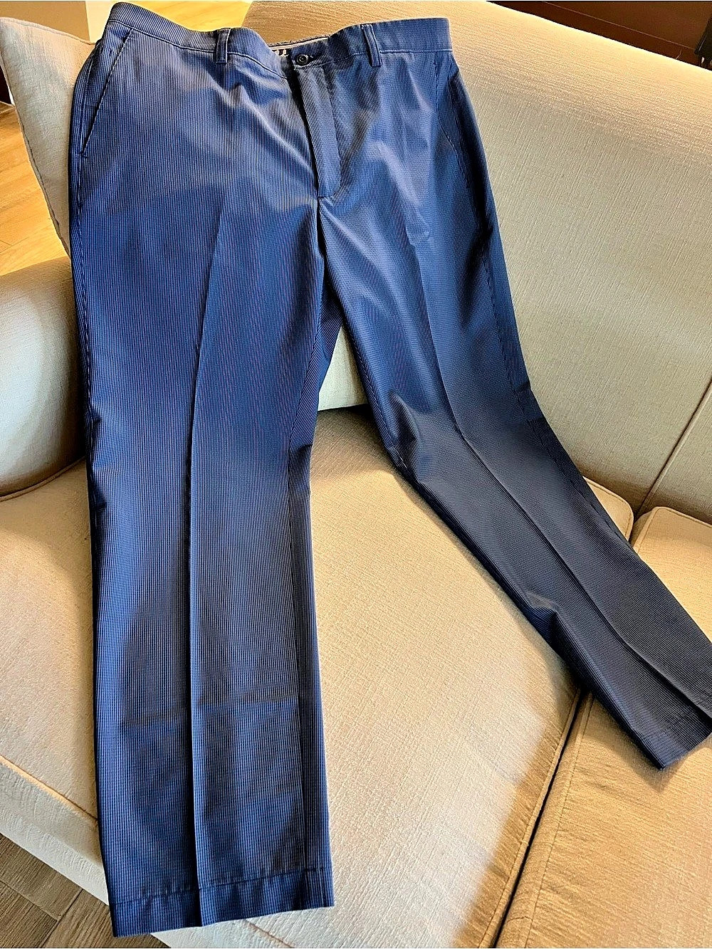 PGA TOUR MotionFlux 360 Performance Stretch Golf Pants Men's Blue 36x30